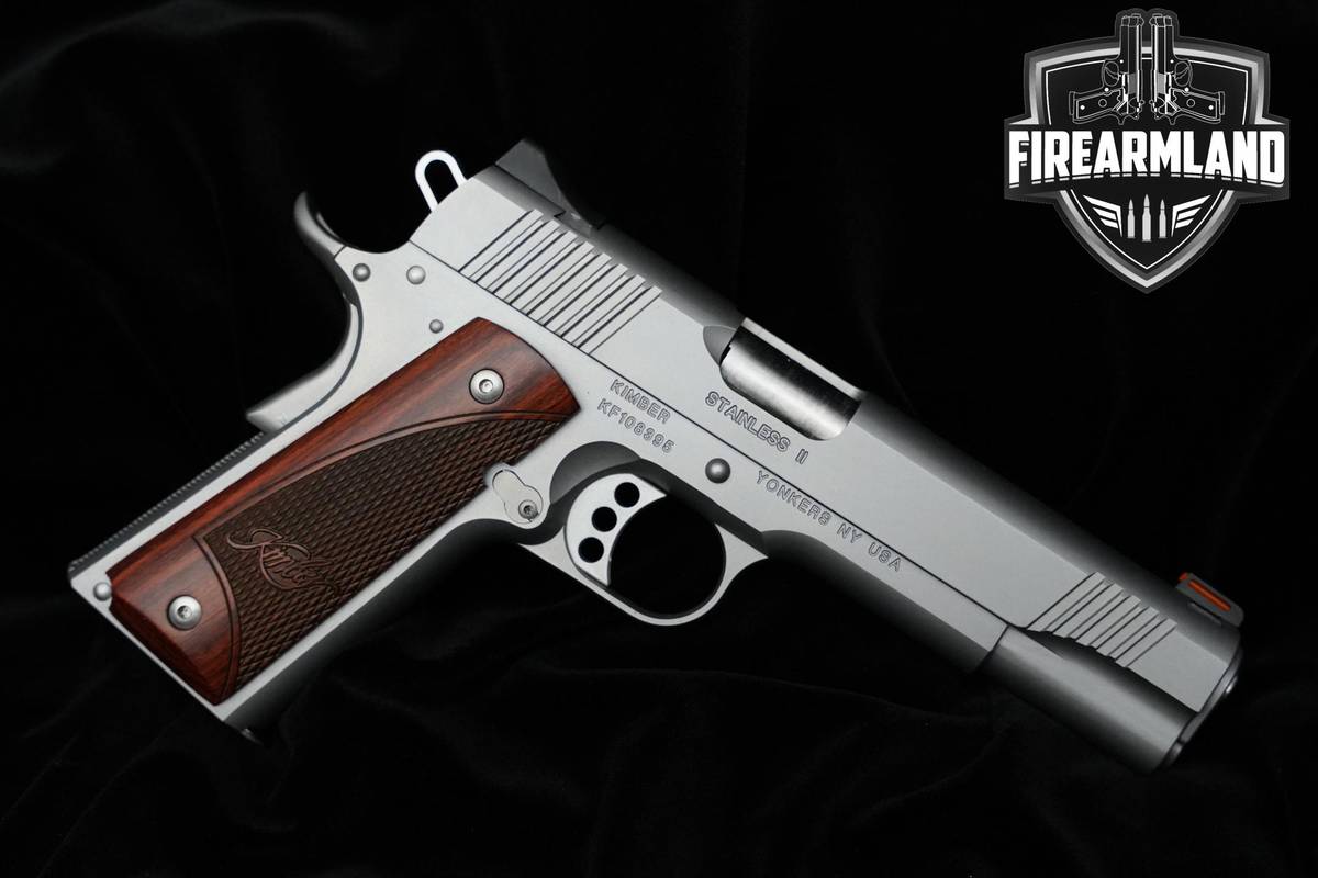 Kimber 1911 Stainless II 10mm 5" Stainless Steel 1911 II Kimber MATCH