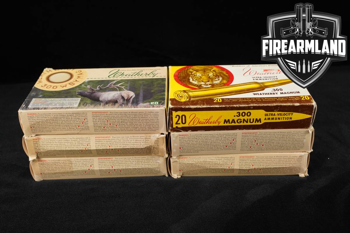 120 RDS! 300 Wby Magnum Ammo Mag Ammunition