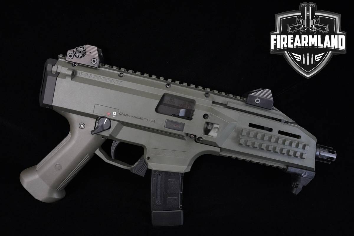 CZ Scorpion EVO 3 S1 9mm 7.72" ODG CZ-Scorpion EVO Pistol OD Green