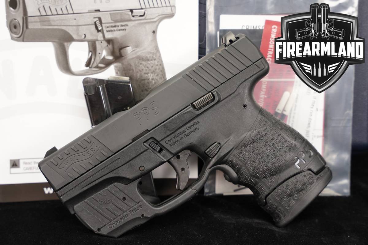 Walther PPS M2 9mm 3.18" +2 MAGS, ORIG CASE, CT LASER