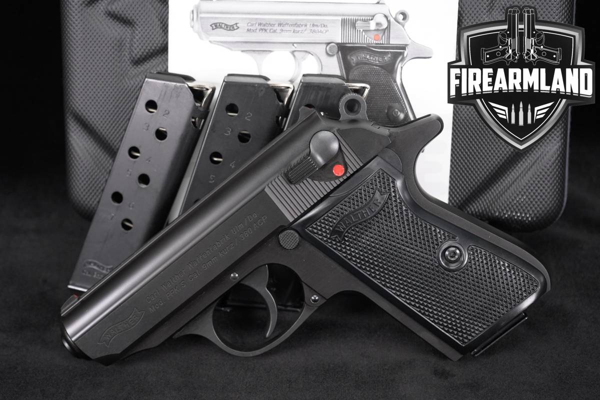 Walther Arms PPK/S 380 ACP 3.3" PPKS PPK S +4 MAGS & ORIG CASE