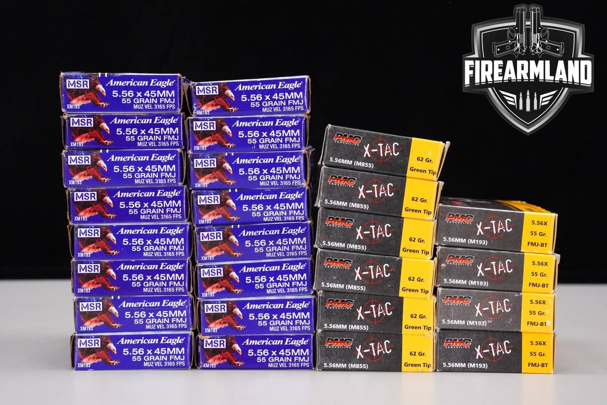 5.56 NATO Ammo 556x45 Ammunition 520 ROUNDS