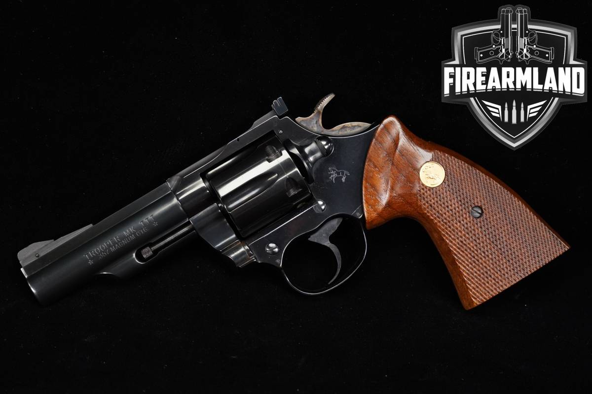 VINTAGE! Colt Trooper MK III 357-Magnum 4" Blued MK3 MKIII DA/SA