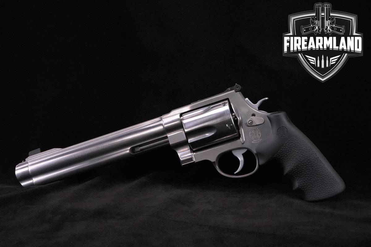Smith & Wesson (S&W) Model 500 8.38" Stainless Steel S&W 500 +ORIG CASE