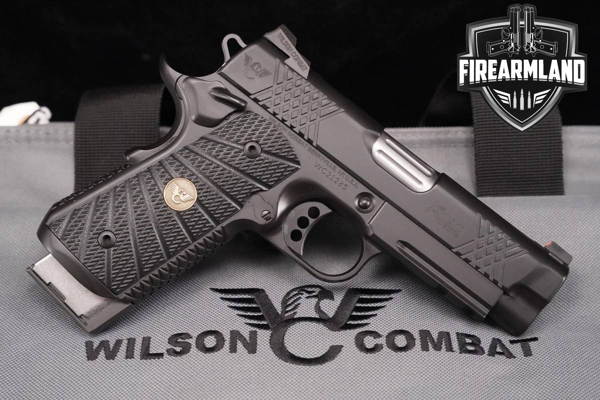 Wilson Combat (WC) X-Tac Elite Compact 9mm 1911 3.9" 4MAGS & ORIG CASE