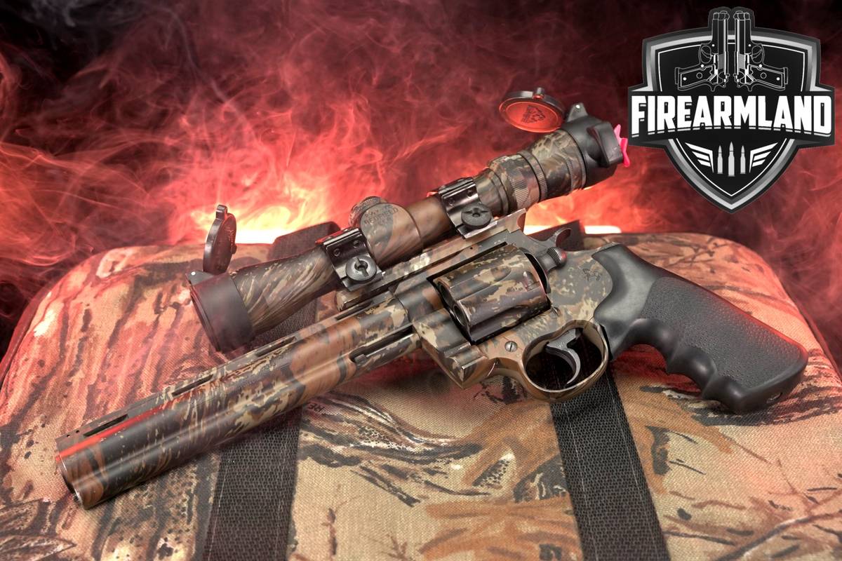 1997 Colt Anaconda REALTREE Camo 44 Magnum 8" REDFIELD EER +ORIG CASE