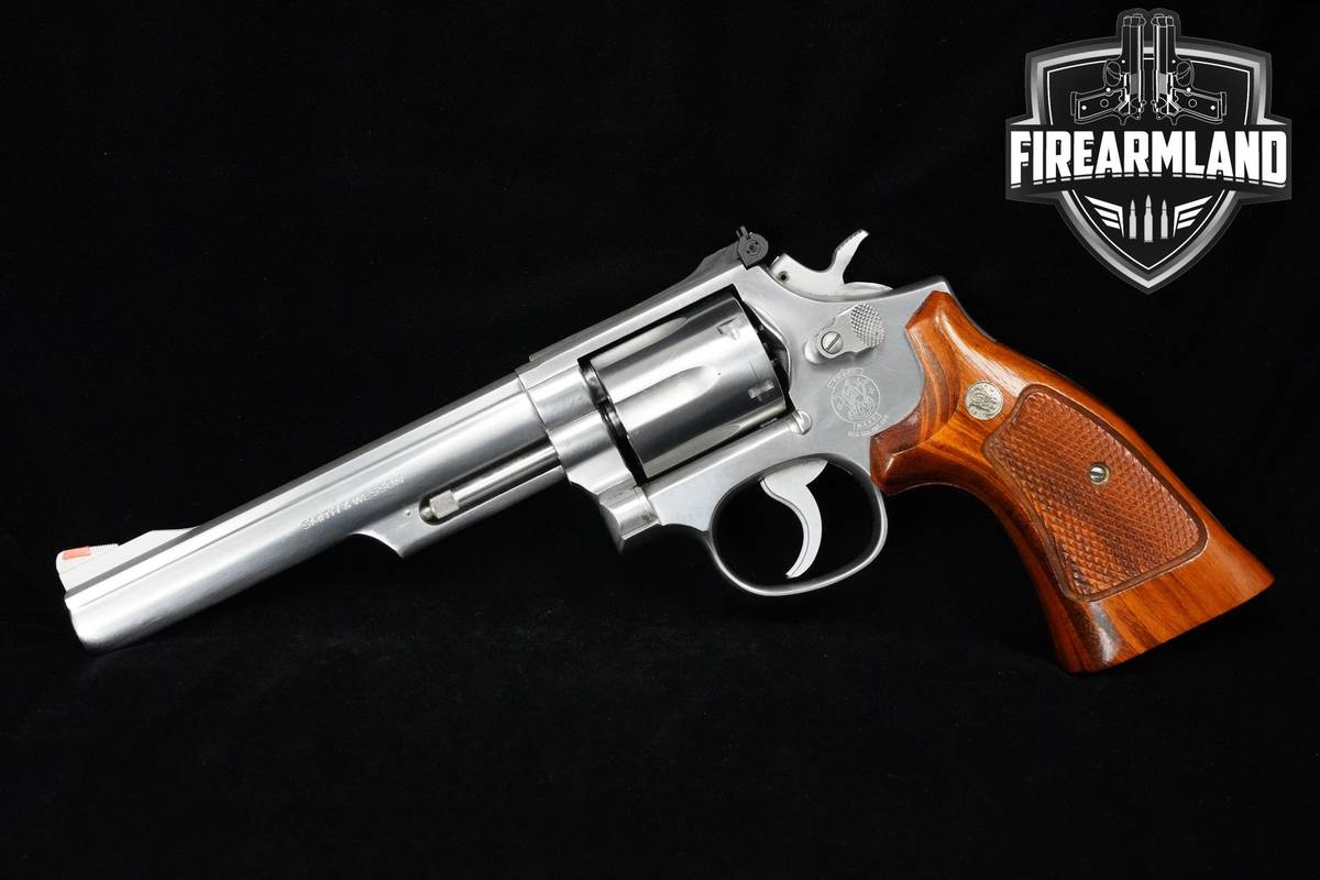 VINTAGE 1985 Smith & Wesson Model 66-2 Combat Magnum Stainless 357-Mag S&W