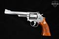 1985 Smith & Wesson (S&W) Model 66-2 Combat Magnum Stainless .357 Mag. Brushed Stainless in Very Good Condition Image 3