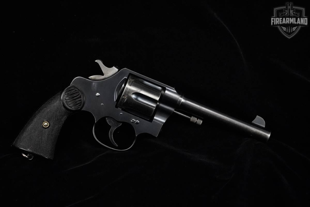 VINTAGE 1925 Colt New Service 45 Colt Blued 5.5" DA/SA