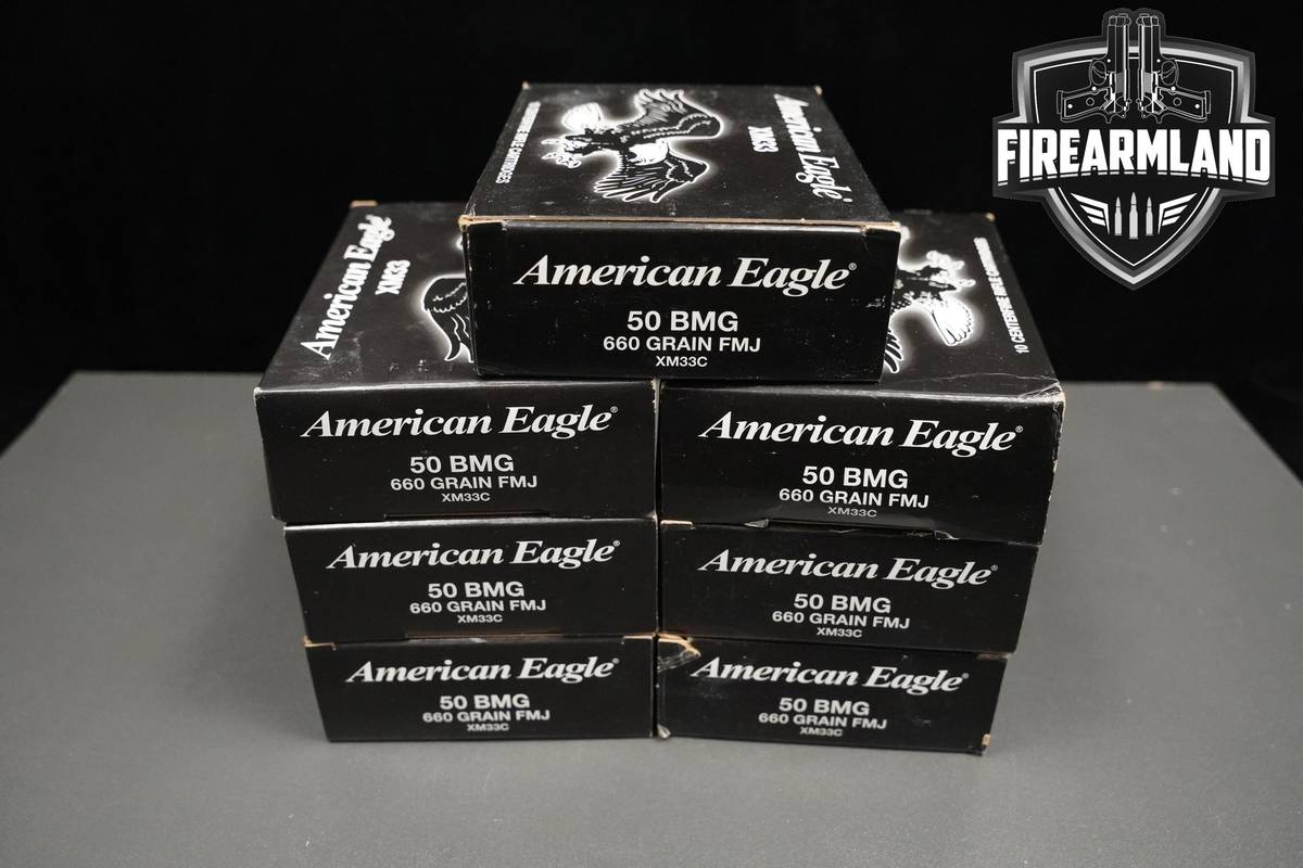 50 BMG Ammo 50-BMG Ammunition 70 ROUNDS