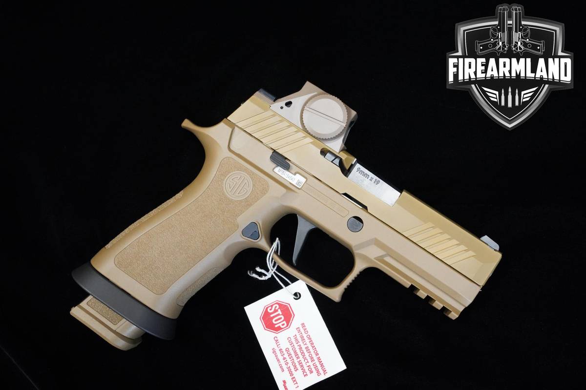 NEW! Sig Sauer M18X 9mm 3.9" Coyote Tan Sig-Sauer M18X M18-X +ROMEOM17