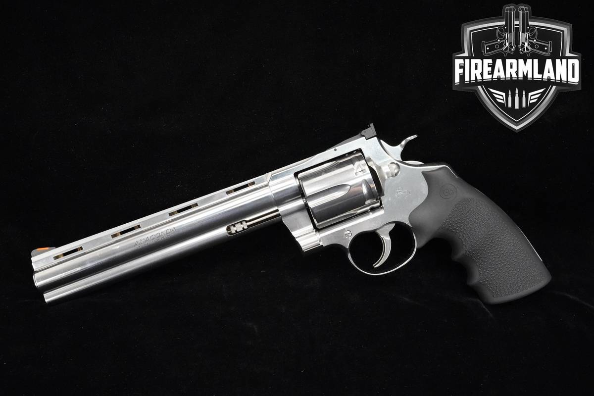 Colt Anaconda 44 Magnum 8" Stainless Steel Colt-Anaconda 44 MAG +ORIG CASE