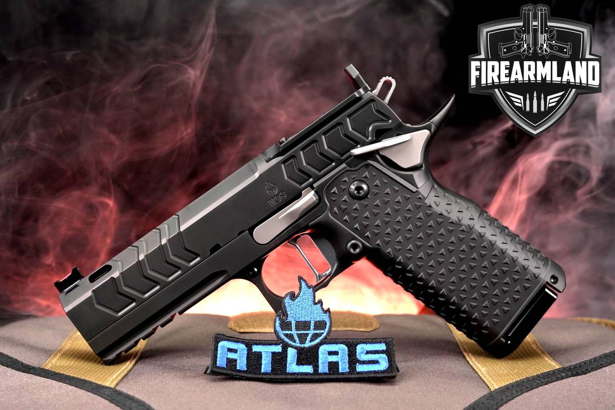 Atlas Gunworks EOS Perfect Zero 9mm 1911 2011 4.25" +2 MAGS & ORIG CASE