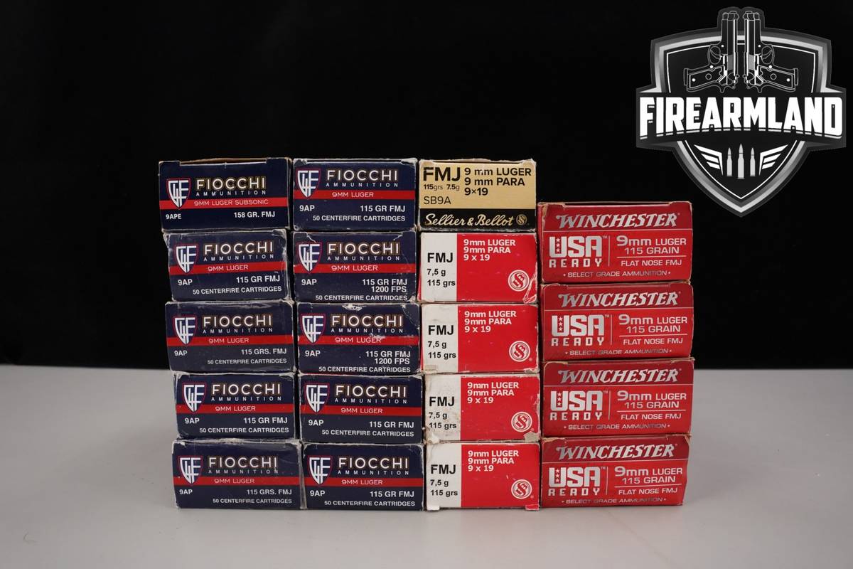 950 RDS! 9mm Ammo 9-mm