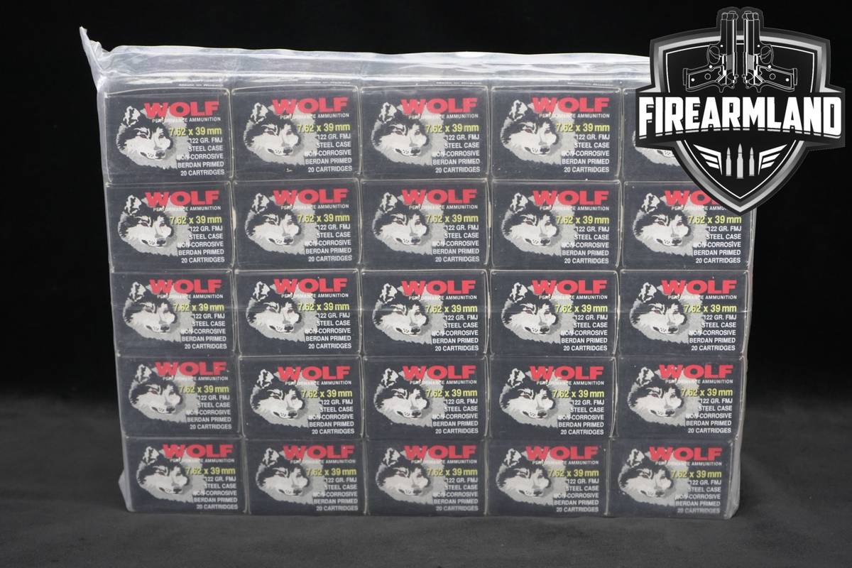 500 RDS! 7.62x39 Ammo 762 Ammunition