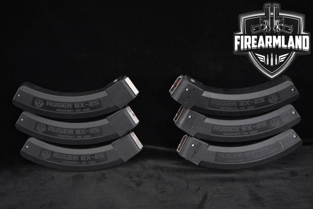 Sturm Ruger 6x Six 10/22 25rd Magazines .22 LR 1022 BX-25 BX25 Mags