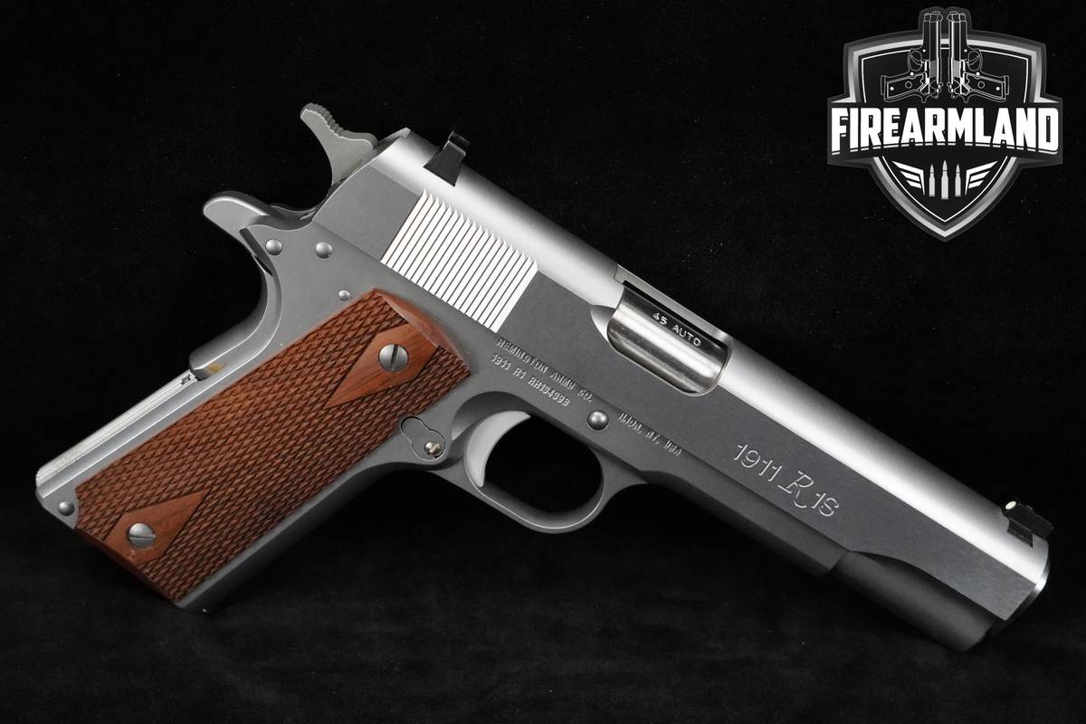 Remington Model 1911 R1S Stainless 45 ACP 5" Stainless +2 MAGS