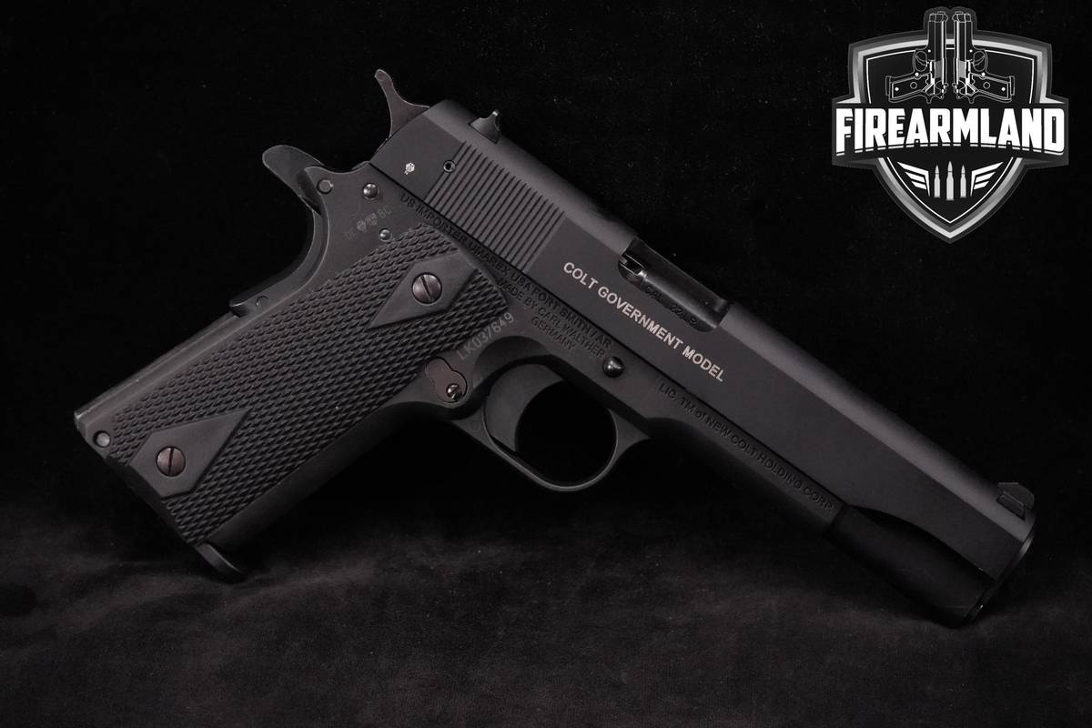 Colt-Walther 1911A1 Government Model 22LR 1911-A1 5" +ORIG CASE