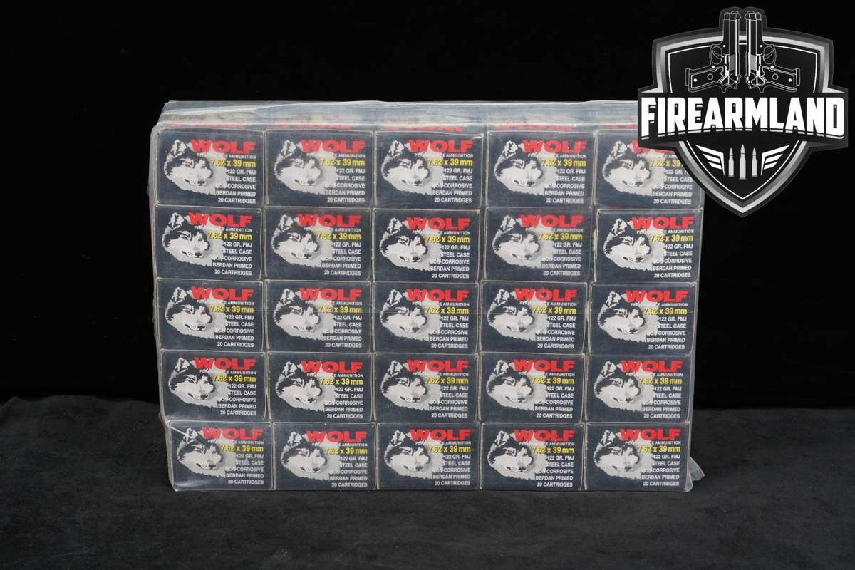 500 RDS! 7.62x39 Ammo 762 Ammunition