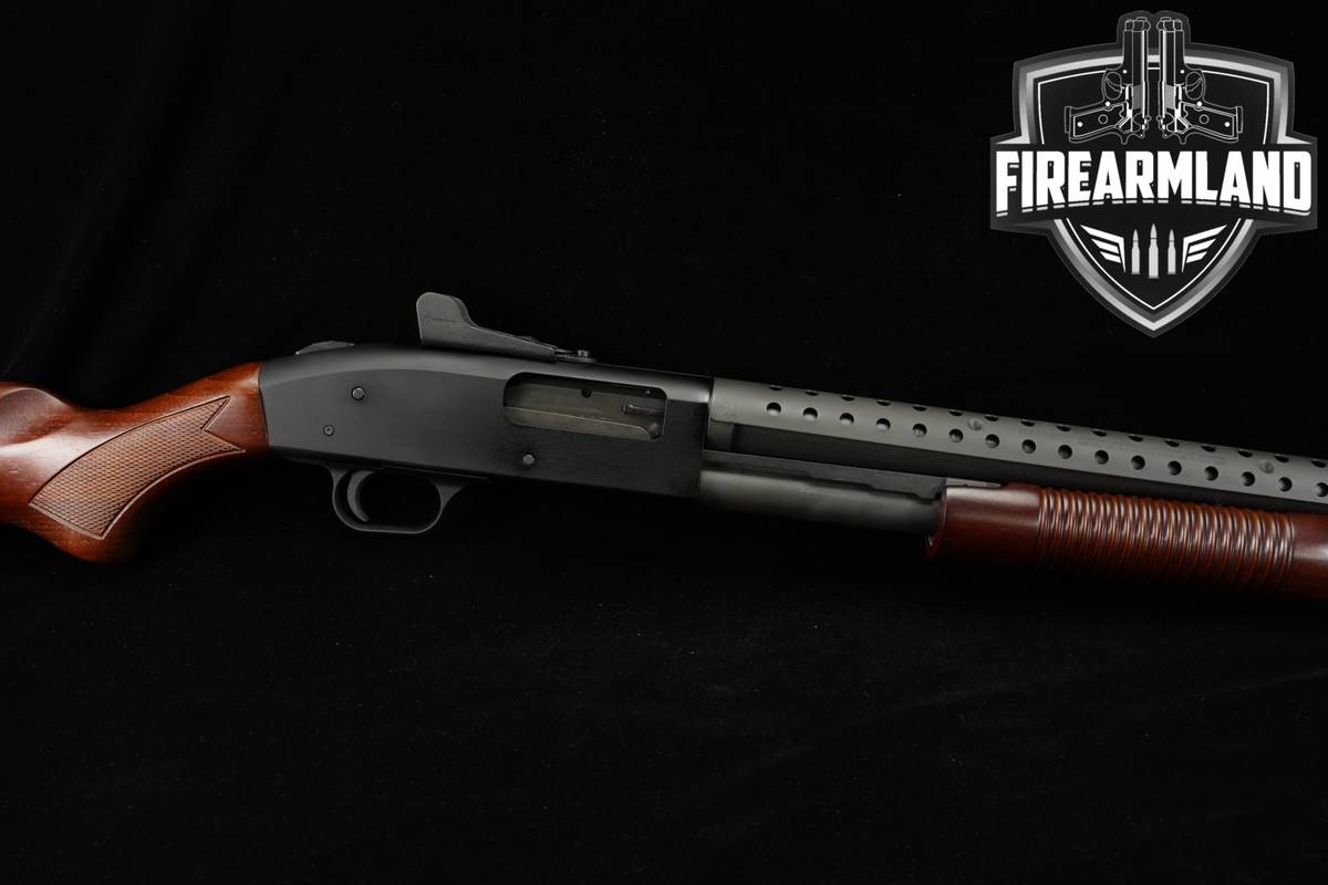 LIKE-NEW Mossberg 590A1 Retrograde 12-Gauge 20" Black & Walnut 590-A1