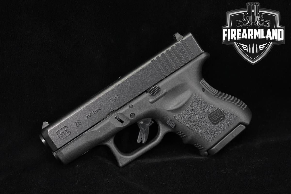 Glock 26 Gen 3 9mm 3.43" G26 Gen3 Sub-Compact Pistol +2 MAGS & ORIG CASE