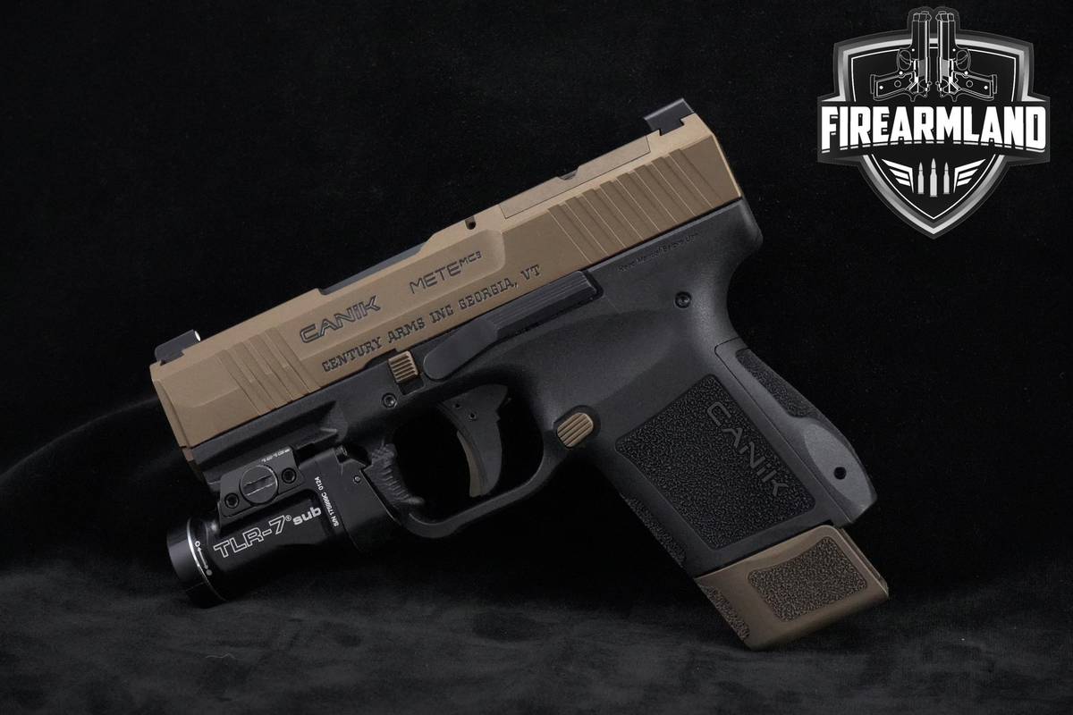 Canik Mete MC9 9mm 3.2" Black/Bronze Canik Mete MC-9 MC9 +WEAPON LIGHT
