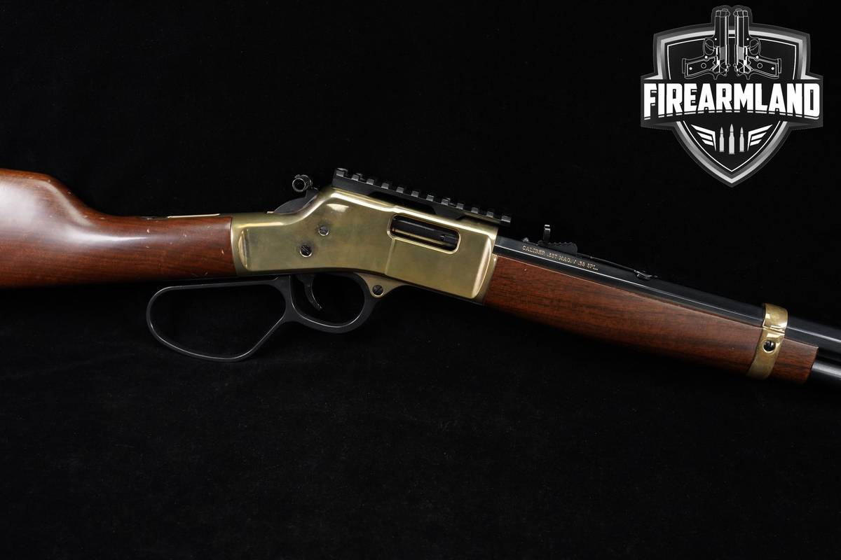 USA MADE Henry Big Boy Brass Carbine Large Loop H006MR 357 Magnum 16.5"