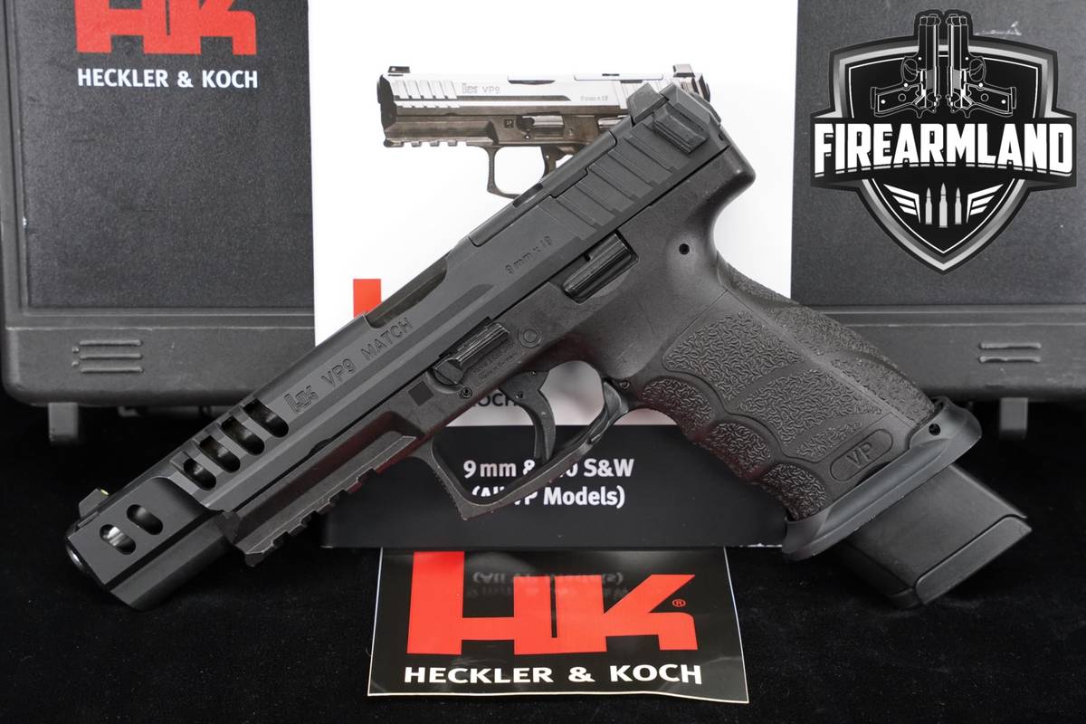 Heckler & Koch VP9 Match OR 9mm H&K VP 9 MULTI-PORT COMP GERMAN +ORIG BOX