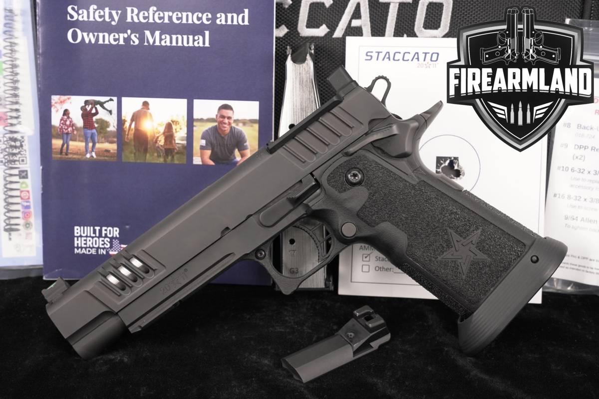 Staccato XL DPO 9mm Optics-Ready STI 1911 2011 +2 MAGS & ORIG CASE