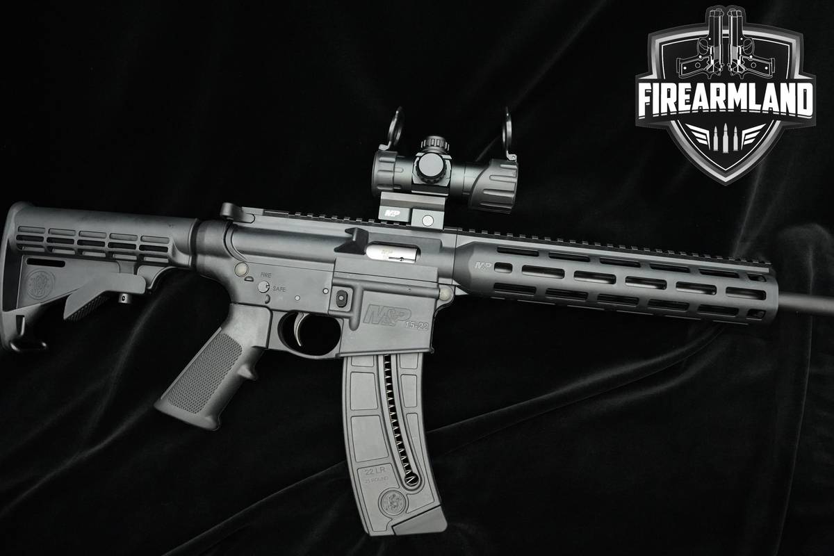 Smith & Wesson (S&W) M&P15-22 Sport OR w/ MP-100 22LR 16.5" S&W M&P-15