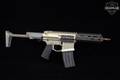 Q Honey Badger .300 AAC Blackout (7.62x35mm) Tan/Gray in Excellent Condition Image 3