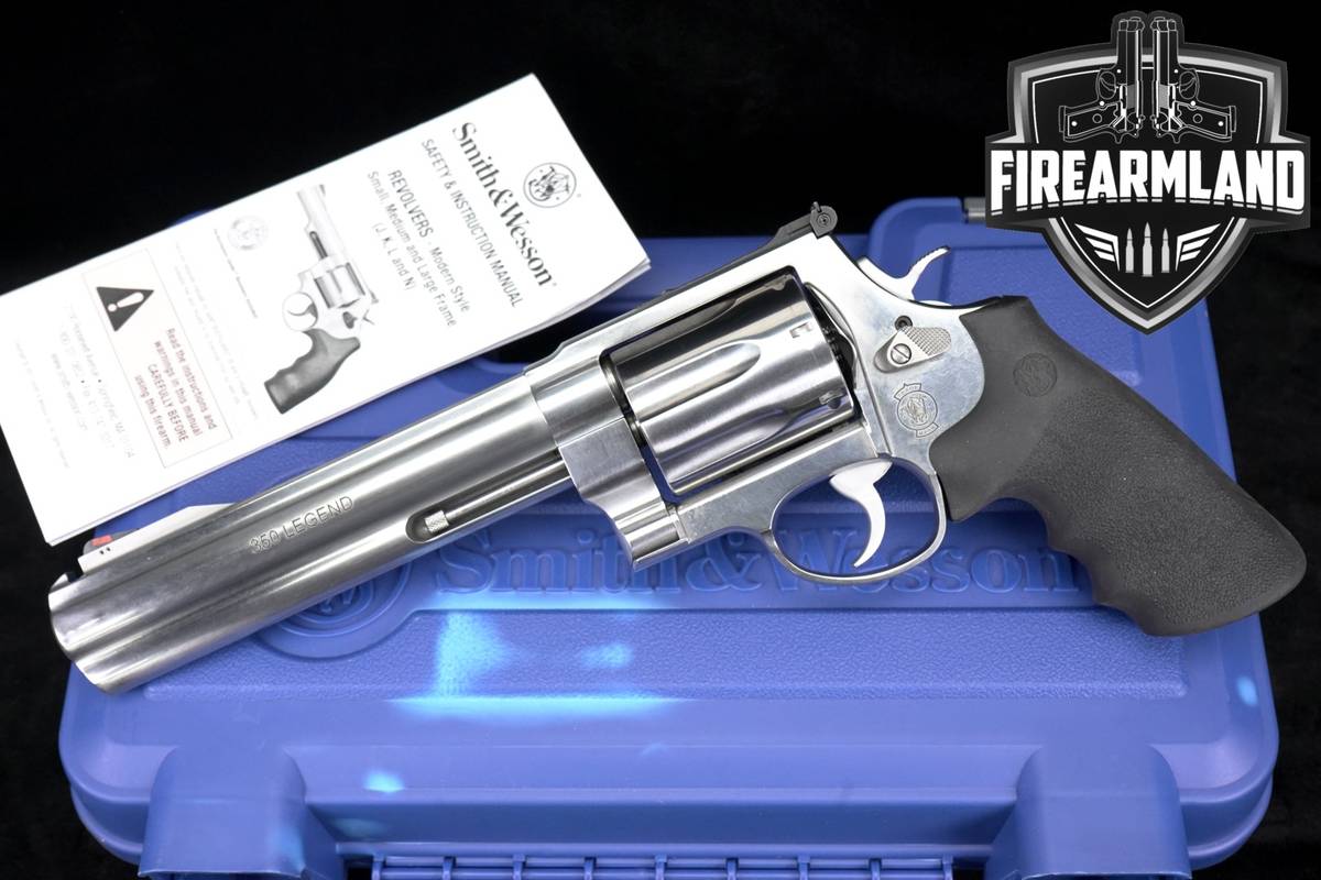 Smith & Wesson S&W Model 350 Legend 7.5" Satin Stainless X-Frame +ORIG CASE