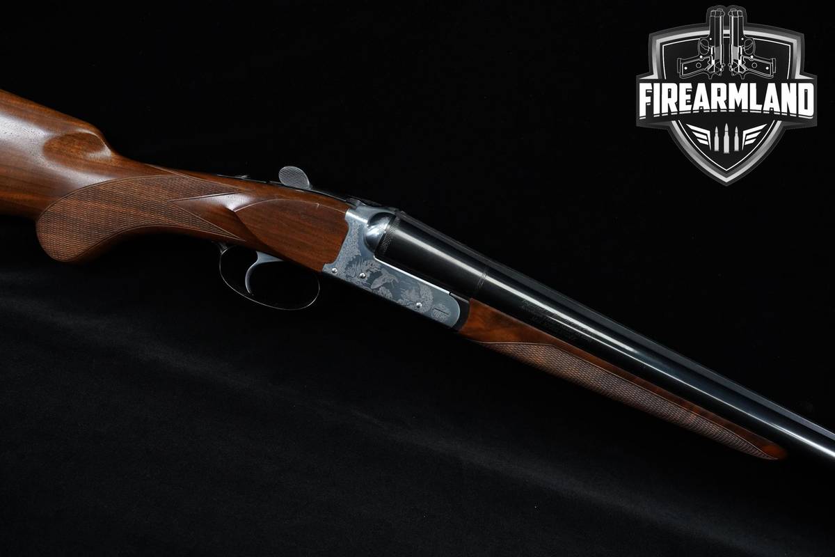 ITALIAN SxS Franchi Highlander 20-Gauge 26" Coin Finish & Walnut