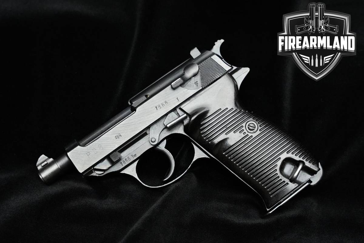 UBER RARE Custom 1945 Spreewerk CYQ P-38 9mm 3.375" Blued P-38 COLLECTOR