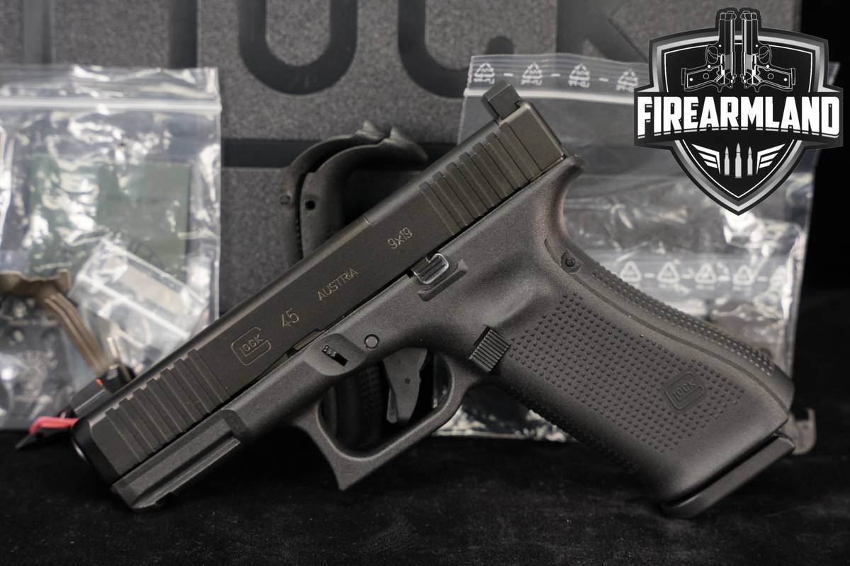 Glock 45 Gen5 MOS G45 Gen 5 9mm 4.02 UPGRADED TRIGGER +ORIG CASE