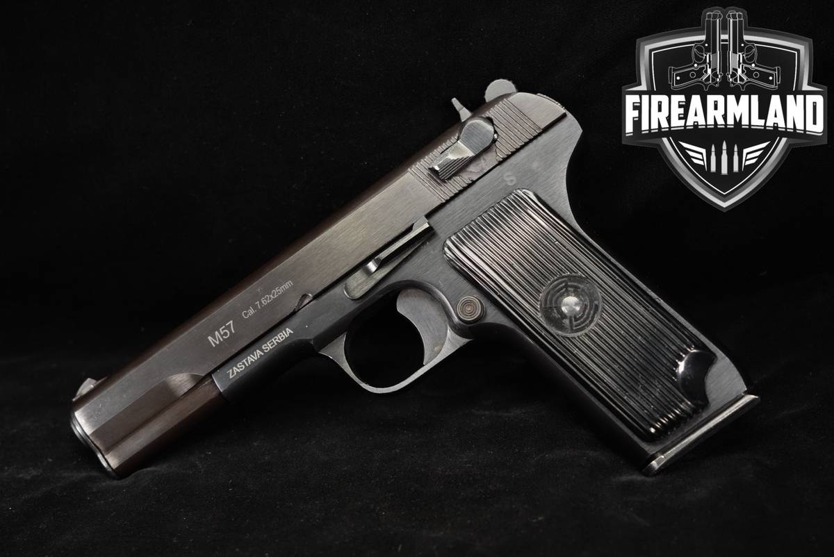 Zastava Arms M57 7.62X25mm Tokarev 4.6 Blued M-57 SERBIAN