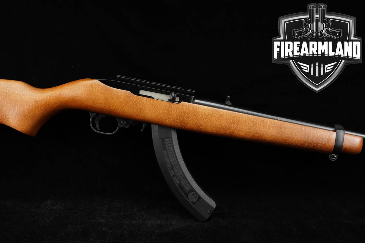 Ruger 10/22 Carbine 22LR 18.5" Blued & Hardwood 1022 Hunting Rifle