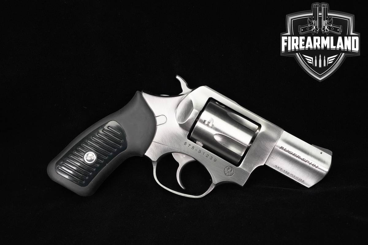 Ruger SP101 357 Magnum 2.25" Stainless SP 101 Defense Revolver +ORIG CASE