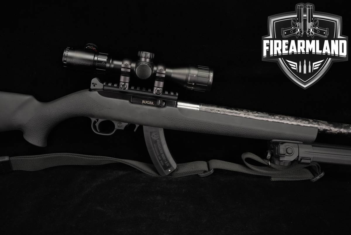 Ruger 10/22 22LR 16.12" THREADED 10 22 1022 +MONSTRUM SCOPE, BIPOD