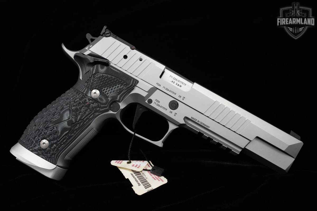GERMAN MASTERSHOP Sig Sauer P226 X-SIX Supermatch XSIX 40 S&W 6" Silver X6