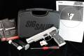 2010-2015 Sig Sauer P226 X-SIX Supermatch Mastershop .40 S&W Silver in Factory New Condition Image 2