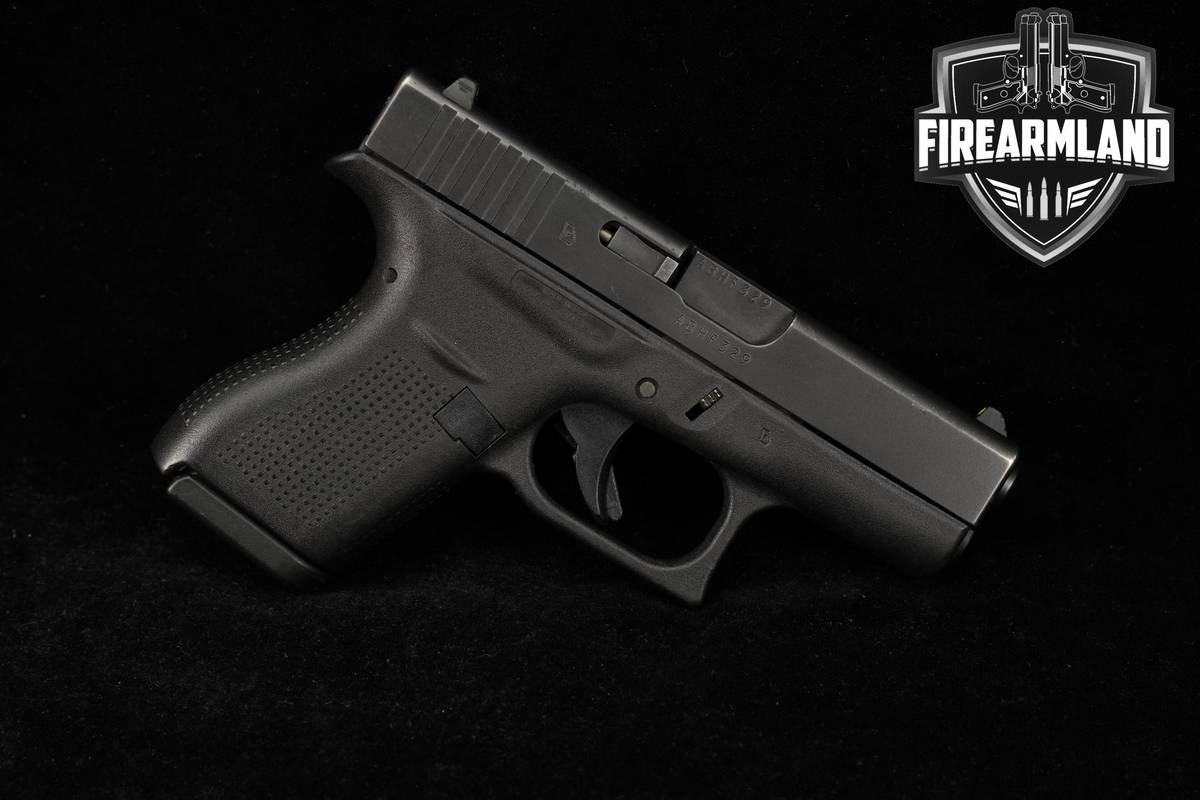 Glock 42 Slimline 380 ACP 3.25" G42 Compact Pistol +3 MAGS & ORIG CASE