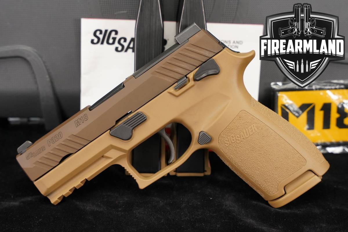 Sig Sauer P320 M18 9mm Optics-Ready Coyote P 320 M 18 +3 MAGS & ORIG CASE