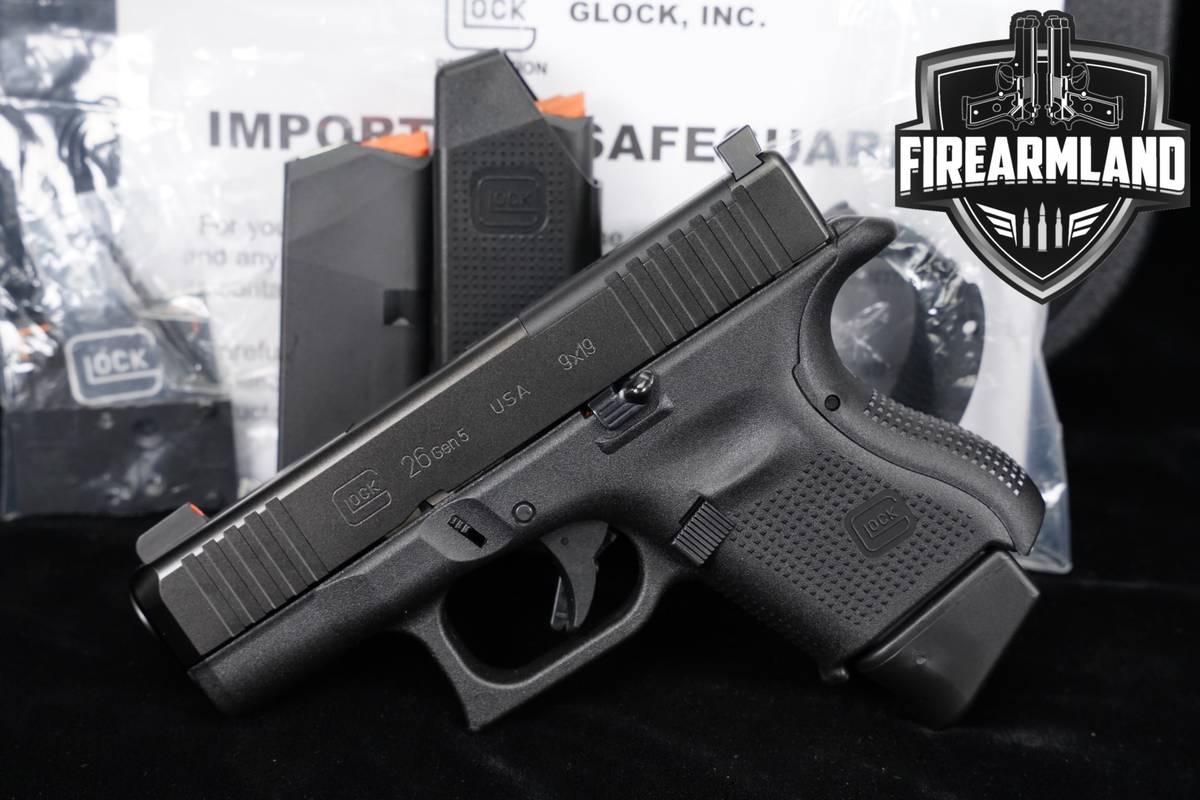 Glock 26 Gen5 MOS 9mm 3.43" G26 Gen-5 +3 MAGS & ORIG CASE