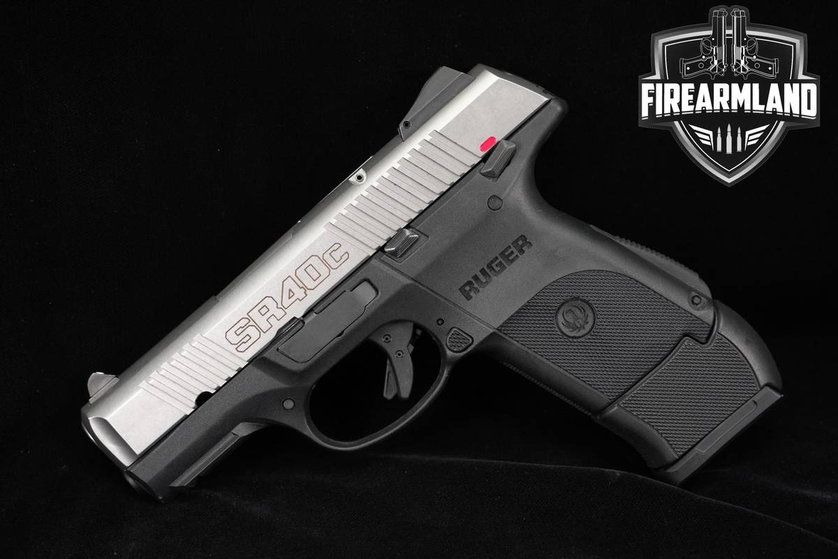 Ruger SR40c 40 S&W 3.5 Two-Tone Stainless +2 MAGS