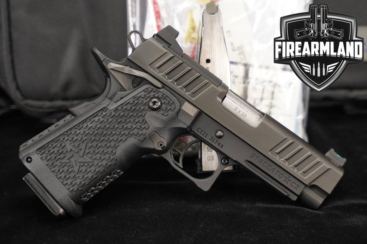 DESIRED Staccato C2 9mm 3.9" STI 1911 2011 +2 MAGS & ORIG CASE