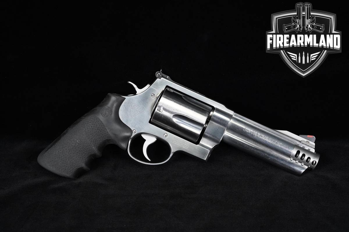 Smith & Wesson Model 460 S&W Magnum XVR V 5" Stainless Full-Lug +ORIG CASE