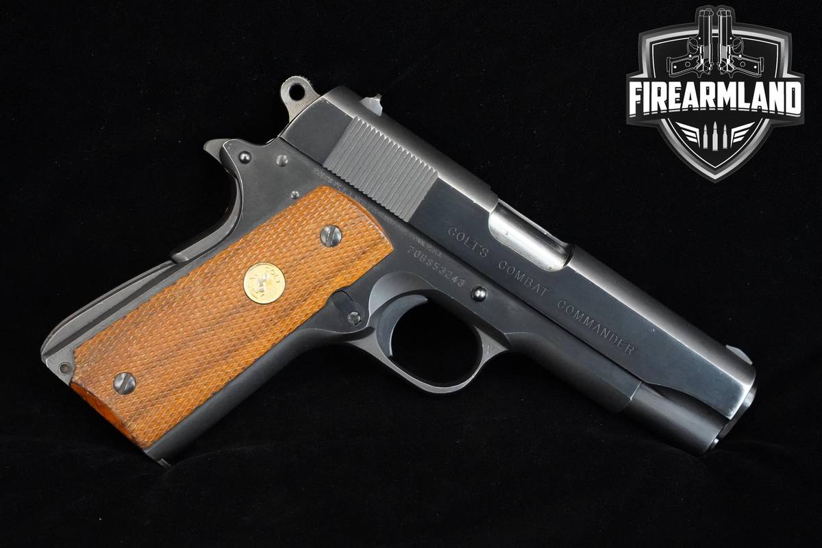 1977 Colt M1911A1 Combat Commander 45 ACP 1911-A1 4.25" Blued Colt-M1911A1