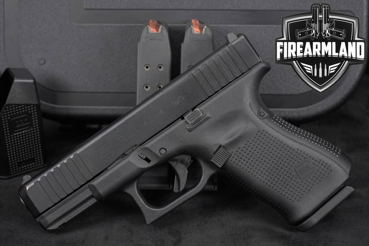 Glock 19 Gen5 MOS G19 Gen 5 9mm 4.02" +3 MAGS, ORIG CASE & PAPERWORK