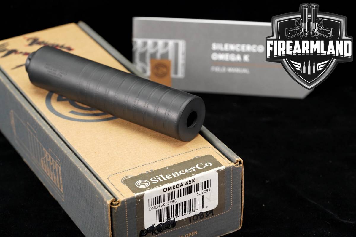SilencerCo Omega 45K .45 ACP Suppressor O45K